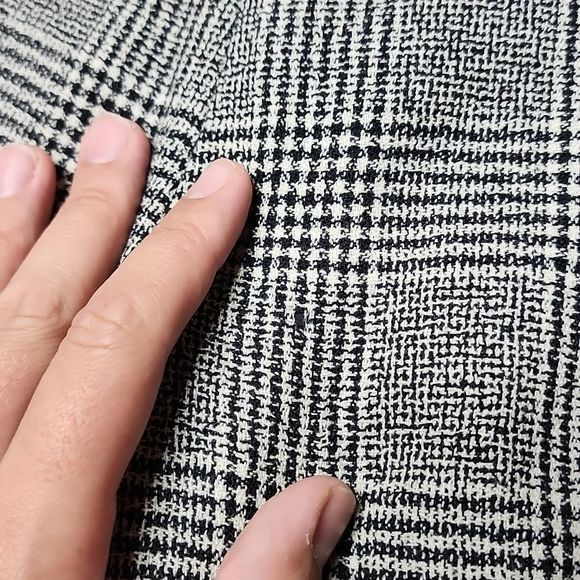 Vintage Giorgio Sant'Angelo Houndstooth Pant Wool High Waist 90s trousers - Picture 5 of 8